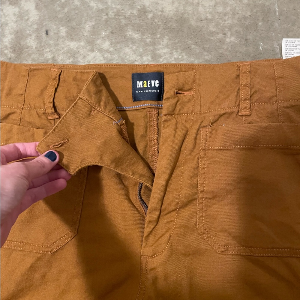 Anthropologie Maeve Linen Collette pants, sz 30